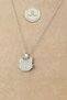 Steel Necklace - Stone Cat Chain Necklace 316L Steel Necklace Does Not Tarnish or Fade 39+5cm
