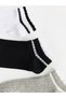 Esvab • Modern & Distinctive Striped Women's Booties Socks 3-Piece Set - 2