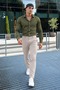 Men's Slim Fit Long Sleeve Classic Khaki Shirt - 6