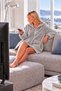 Rashell Welsoft Multi-Purpose Jacket Bathrobe Dressing Gown Zippered Hooded - 2