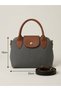 Women's Shoulder Bag with Handle and Strap - Handheld Form 15X25 cm - 3