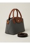 Women's Shoulder Bag with Handle and Strap - Handheld Form 15X25 cm - 2