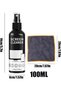 طقم رشاش تنظيف الشاشات مع قطعة قماش من الألياف الدقيقة، منظف شاشات LCD و LED و OLED، رذاذ تنظيف - 2