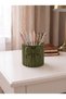 Striped Ribbon Desktop Pen Holder |   Makeup Organizer |   Decorative Toothbrush Holder - 2