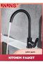 UNUNS Kitchen Facuet,360 Degree Swivel Spout Kitchen Sink Tap With 60cm Water Pipe,Single-Lever