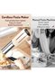 Arabest Handheld Electric Pasta Maker, 5-in-1 Cordless Noodle Maker with Power Indicator, Portable - 5