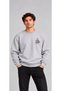 Men's Regular Fit 3 Thread Printed Sweatshirt with Back Detail - 3