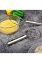 Goolsky Stainless Steel Manual Dough Mixer & Egg Beater - Versatile Kitchen Gadget for Baking and - 2