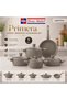 AVCI Home Maker Primera Luxury Granitec 9 Piece Non-Stick Cookware Set With Glass Lids, Induction