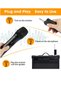 Wireless Microphone, UHF Dual Portable Handheld Dynamic Karaoke Mic with Rechargeable Receiver - 4