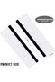 JOUDIYA 2pcs Acrylic Monitor Memo Board, Computer Sticky Note Holder with Functional Areas, Office - 3