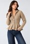 Women's Turtleneck Zippered Knitwear Cardigan - 4
