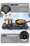 SONASHI Double Electric Hot Plate with Adjustable Temperature Control and Overheat Protection - 4