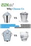 VAOdo Ice Buckets and Stainless Steel Ice Cubes for Parties Stainless Steel Beverage Chiller with - 4