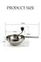 DUNISO Stainless Steel Manual Food Mixer, Multifunctional Kitchen Blender, Baby Food Grinder - 2