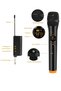 Wireless Microphone, UHF Dual Portable Handheld Dynamic Karaoke Mic with Rechargeable Receiver - 3