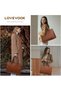 Laptop Bag for Women, 15.6 inch Laptop Tote Bag Vintage Work Bags for Women Computer Bag Office Briefcase Handbag - 2