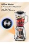 Royalstar Blender Mixer Grinder for Juices Smoothies Milkshakes and Spice Making, 800W 1.5L with - 2
