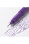 200 Fine Felt Tip Writing and Drawing Pens 0.4 mm Purple - 3