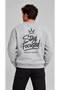 Men's Regular Fit 3 Thread Printed Sweatshirt with Back Detail - 4