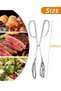 Sweet Life Serving Tongs for Buffet Party Catering, Thickening Food Serving Salad Cake Bread - 4