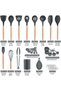 jaexest 33 Pcs Silicone Cooking Utensils Kitchen Utensil Set – 446°F Heat Resistant – Includes - 2
