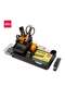 E38252A Desk Organizer, 260×103×150mm, Black, Durable HIPS Material, 7 Compartments