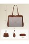 Laptop Tote Bag for Women, Work Bags Laptop Bag Teacher Tote Bag, Leather Computer Bag Large Purses Handbag Professional Briefcase, Black, Fits 15.6 Inch Laptop - 5