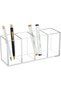 TPGP HIIMIEI Acrylic Pen Holder - Multifunctional Desk Organizer for Pens, Makeup Brushes, and More