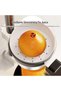 WALALLA 304 Stainless Steel Professional Dual-Head Citrus Juicer - Heavy Duty Manual Press with - 5
