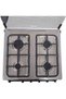 4 Burner Gas Cooker 60 x 60 cm, Full Safety, Auto Ignition, Rotisserie, Thermostat, Separate - 4