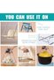 HOMESTAR 3 Pcs Kitchen Hot Plate Gripper, Stainless Steel Bowl Clip, Kitchen Tongs Bowl Dish Pan - 5