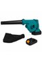 Toshionics 2-in-1 Air Blower and Vacuum Cleaner 21VF Lithium-Ion Battery Handheld Lightweight Leaf