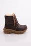 1056 Children's Fur Lined Side Zipper Thick Sole Parachute Fabric Snow Boots