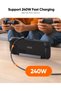 محول USB-C بزاوية قائمة من CableCreation، عبوة من قطعتين، ذكر إلى أنثى، 40 جيجابت في الثانية، 240 واط - 3