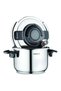 Korkmaz 24x30.6x28cm Korkmaz Alessa 7 L Stainless Steel Pressure Cooker, Alessa Collection