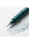 200 Fine Felt Tip Writing and Drawing Pens 0.4 mm Dark Green - 3