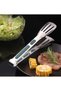 Hanayo 3 Pcs Food Tongs Kitchen Tongs Grill Tongs Bread Buffet Clips Stainless Steel Food Cooking - 4