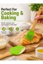 Leoxol Silicone Spatula Set | 2PCS Heat Resistant 230°C Kitchen Tools | Cooking Spatula & Oil Brush - 4