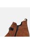 Large Size Women's Genuine Leather Boots 41-42-43-44-Taba Suede - 6