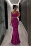 Stone Embellished Evening Dress with Collar Detail and Straps · Color: Emerald · Size: M BX - 4