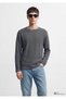 Men's Anthracite Long Sleeve Combed Turbulence Sweatshirt - 3