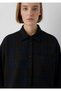 Women's Navy Blue Woven Overshirt Navy Check Shirt - 7