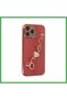 iPhone 14 Pro Compatible Case Esila Silicone - Red Bezoss