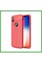 غطاء متوافق مع هاتف iPhone XS Max مع خاصية التركيز التلقائي - أحمر BEZOSS