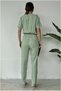 Tulle Double-Breasted Jumpsuit with Sleeves Short Collar Fabric · Color: Multicolor · Size: m Bsk2026 - 2