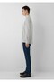 Men's Beige Long Sleeve Shirt Beige Melange Shirt - 4