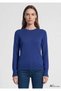 Women's Navy Blue Long Sleeve Knitwear Dark Saks Sweater & Cardigan - 3