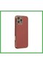 iPhone 16 Pro Compatible Case Volet Silicone - Red Bezoss