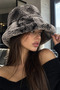 Frost Fur Plush Bucket Hat |   Soft Textured Winter Bucket Hat - 2